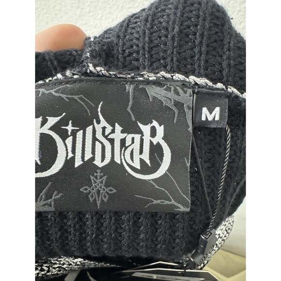 Killstar Hot As Heim Sweater Goth Core Edgy Medium Grudge Punk - Picture 13 of 14